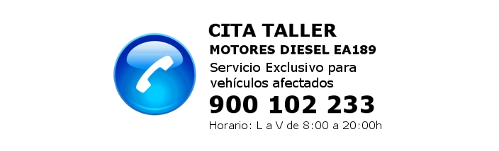 Servicio exclusivo vehículos afectados